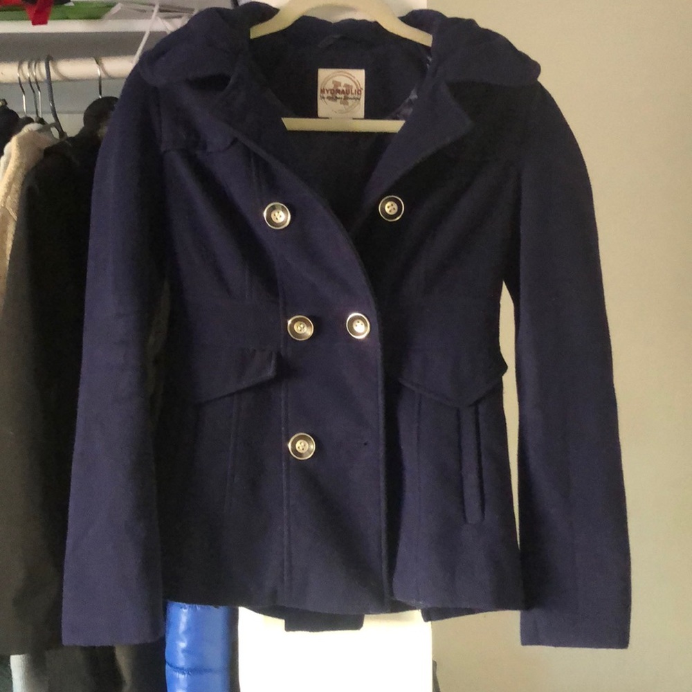 Navy blue coat